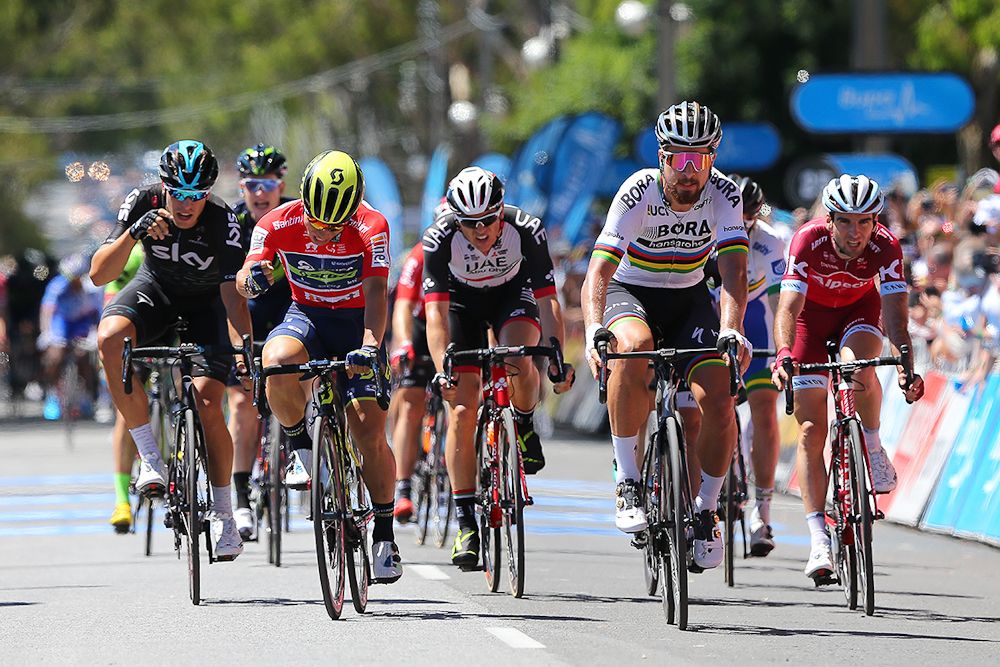 Caleb Ewan wins stage 4 at the Tour Down Under