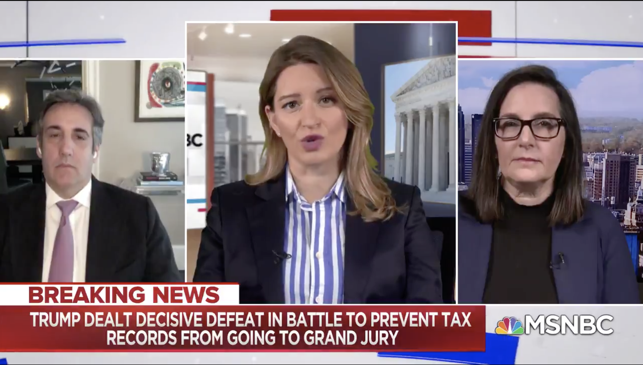 Michael Cohen, Katy Tur, Joyce Vance.