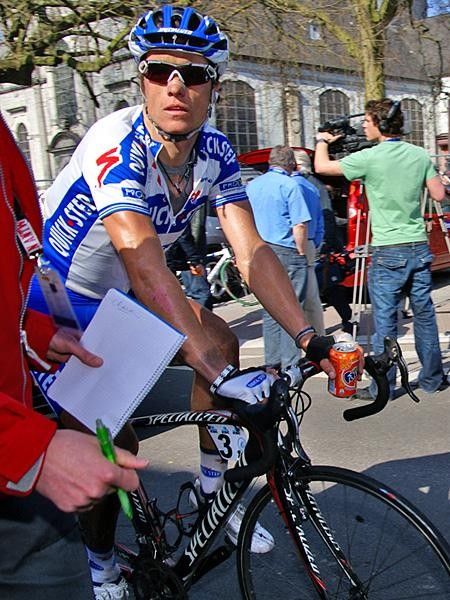 Sylvain Chavanel (Quick Step) rode his heart out for the team.