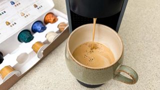 Nespresso Machine on kitchen counter