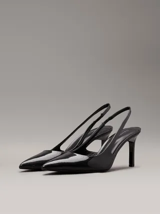 calvin klein, Leather Slingback Pumps