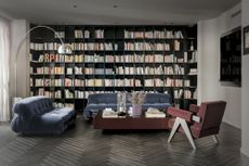 colourful interior of Milanese apartment