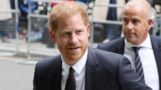 Prince Harry, Duke of Sussex, arrives to give evidence at the Mirror Group Phone hacking trial