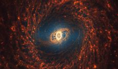 One of the spiral galaxies newly imaged by the James Webb Space Telescope