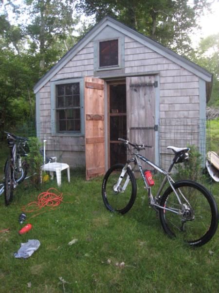 Mike's bike cave.