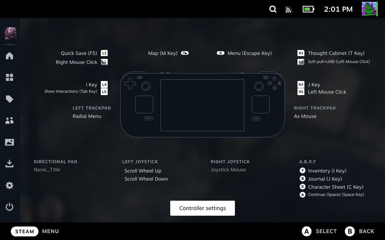 Steam Deck's UI