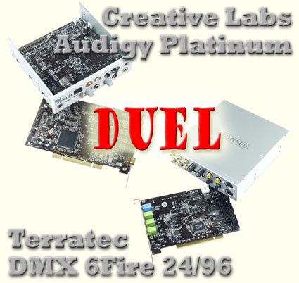 Terratec DMX 6Fire 24/96 vs. Sound Blaster Audigy Platinum | Tom's