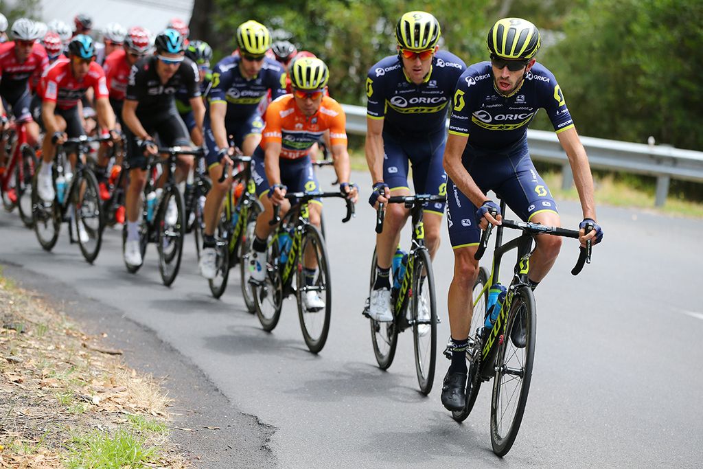 Damien Howson (Orica-Scott) doing his job for the team