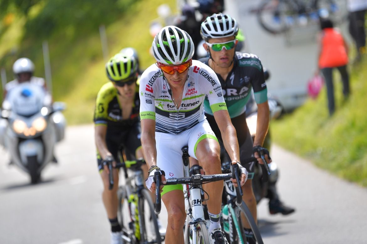 Warren Barguil, Rafal Majka and Mikel Nieve on the move