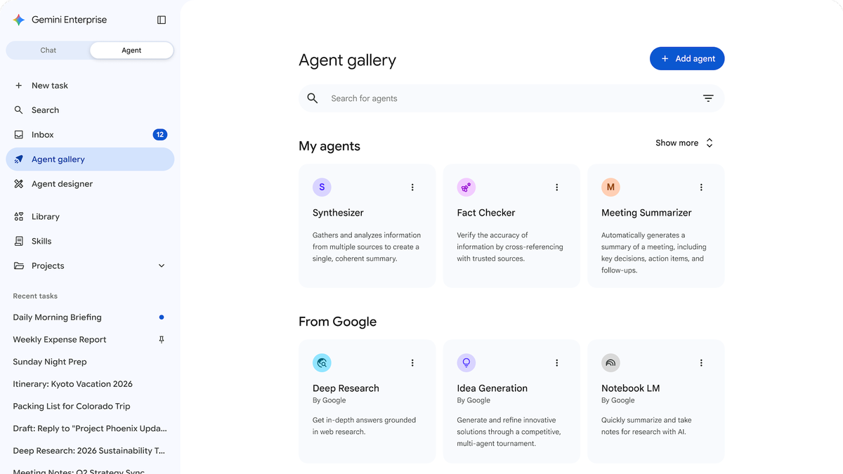 'The connective tissue between your data, your people, and your goals': Google Cloud positions Gemini Enterprise as the one-stop shop for all your agentic affairs