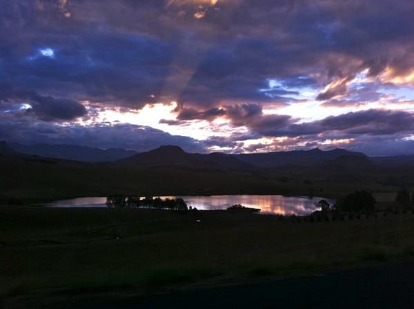 Incredible skies on the the Transkei Highway.