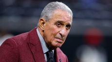 PGA Tour investor Arthur Blank looks on prior to the game between the Indianapolis Colts and Atlanta Falcons at Mercedes-Benz Stadium on December 24, 2023