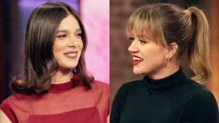 Hailee Steinfeld and Kelly Clarkson on The Kelly Clarkson Show.