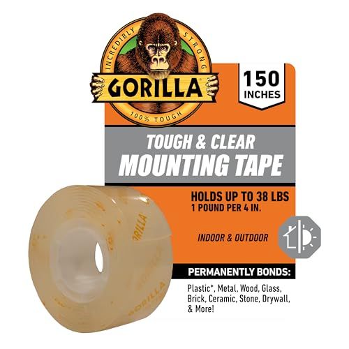 Gorilla Tough & Clear Double Sided Mounting Tape