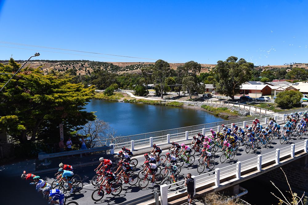 Scenery along the route of stage 3 at the Tour Down Under