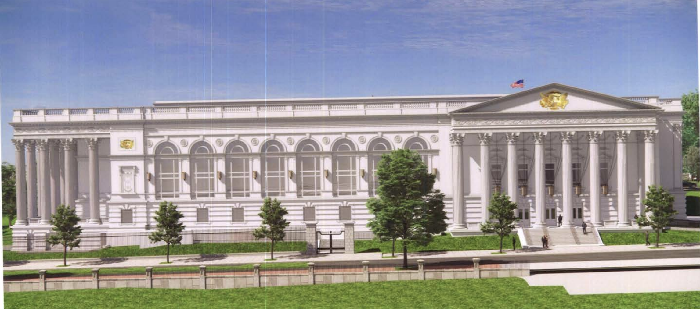 white house ballroom design