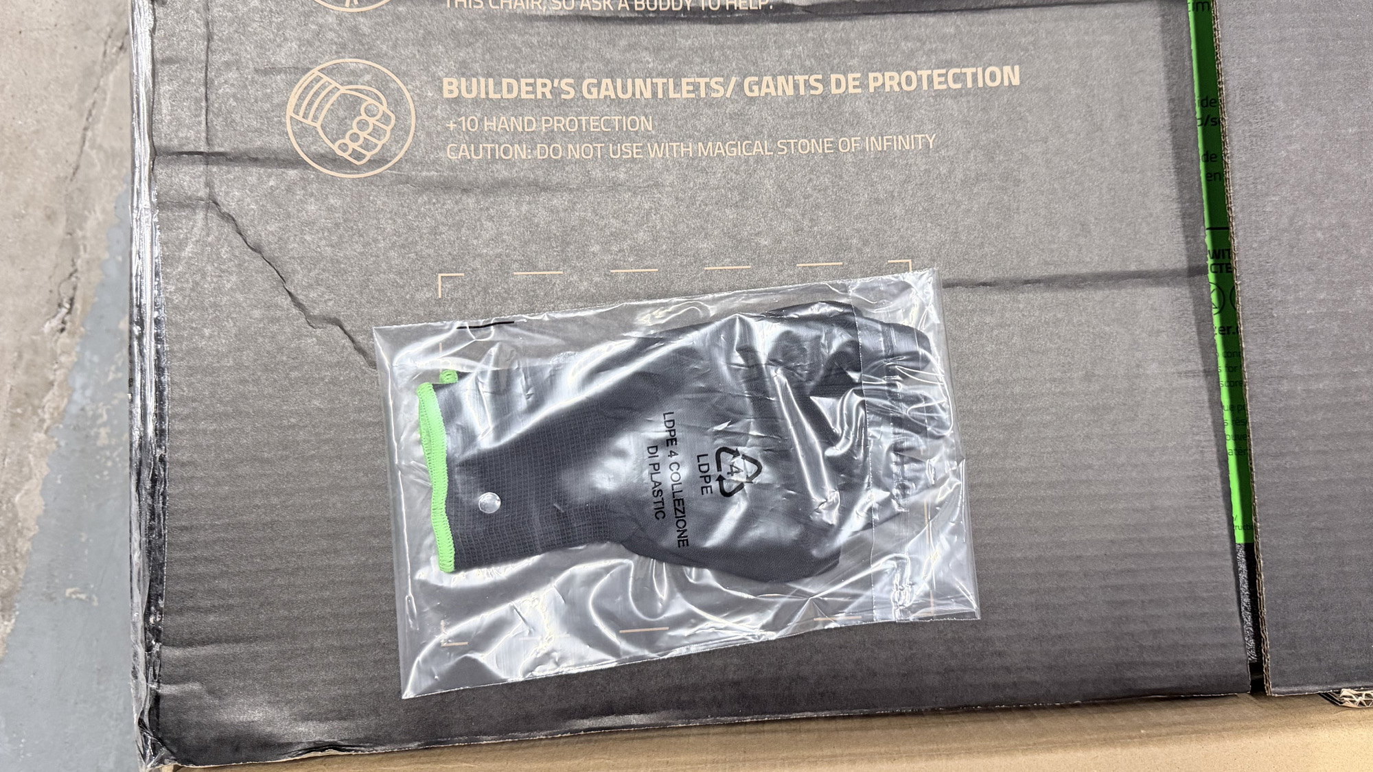 The Razer Soma Chroma's building gloves