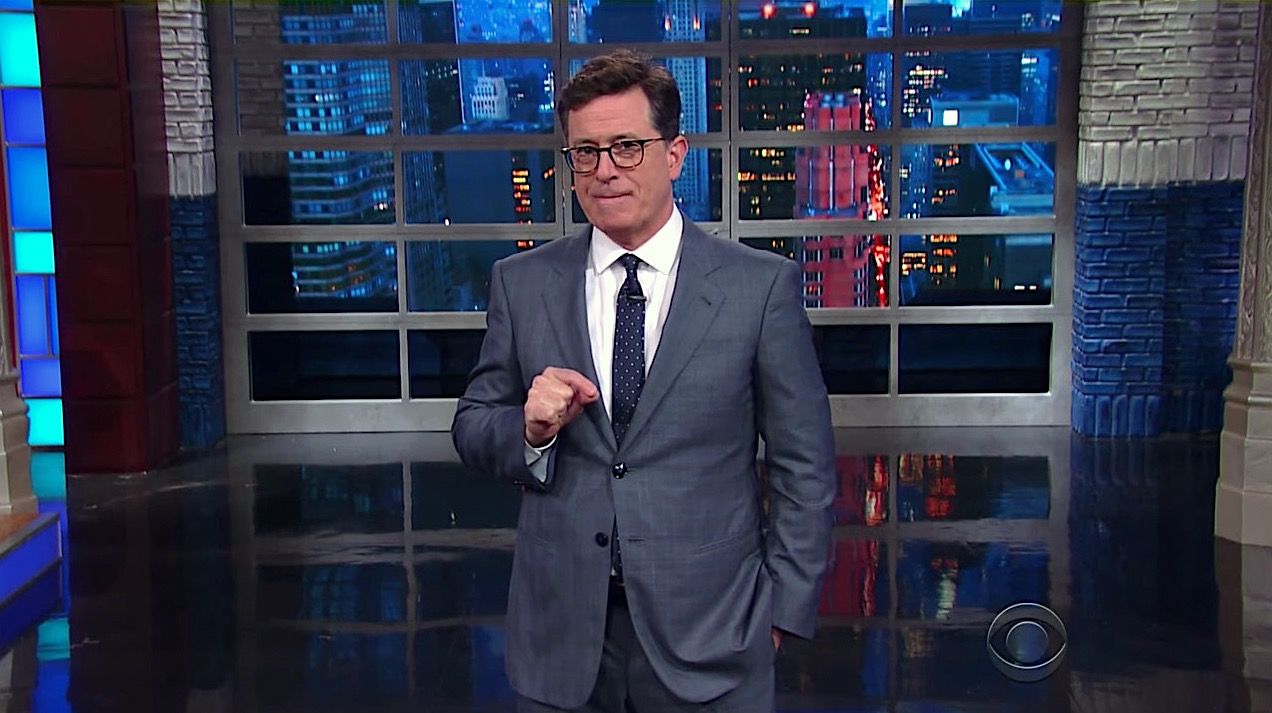 Stephen Colbert talks Trump and national monuments