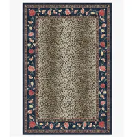 Ruggable Kensington Sapphire & Brown Rug by RIXO