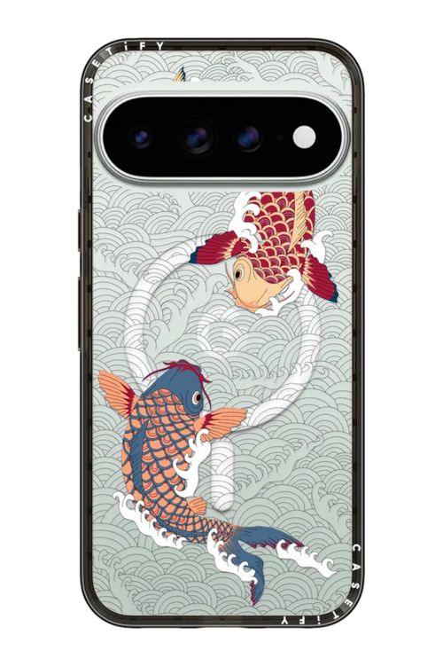 Koi Fish Transparent Pattern case