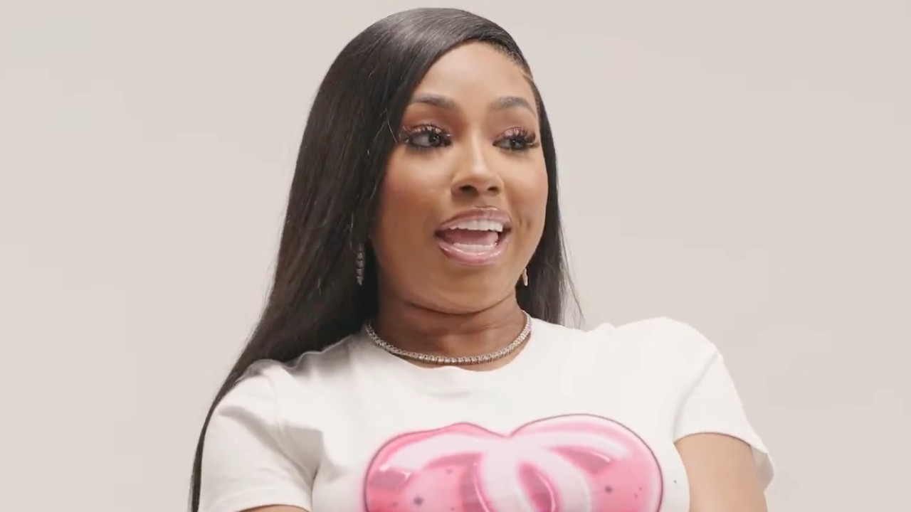 Yung Miami speaks during BET Talks.