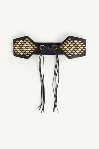 Limited Edition Studded Leather Sash Belt