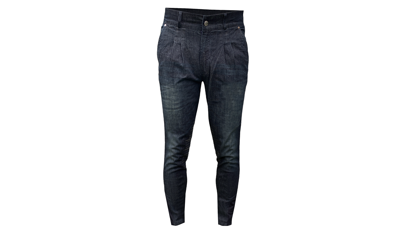 Equetech men&amp;rsquo;s denim breeches