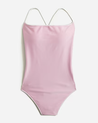 Maryam Nassir Zadeh X J.Crew Cross-Back One-Piece Swimsuit