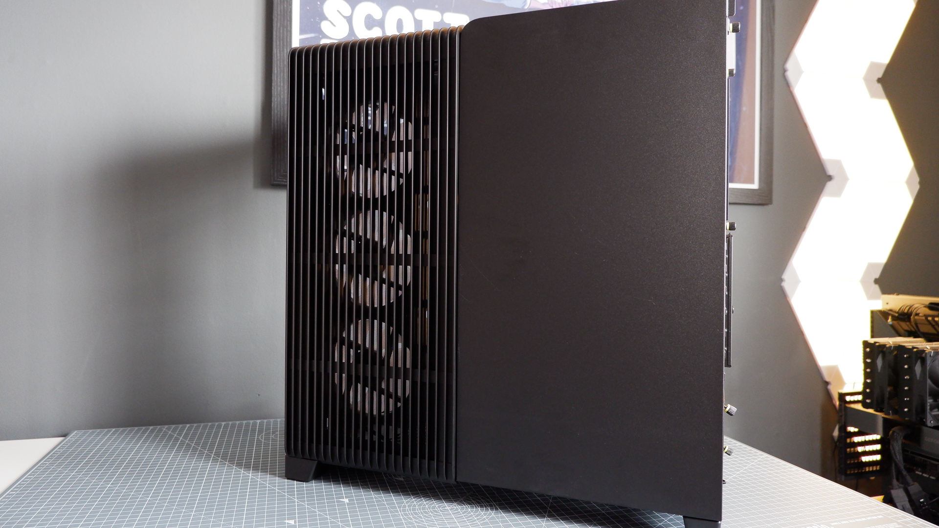 Corsair Frame 4500X ATX PC case throughout a PC build for testing.