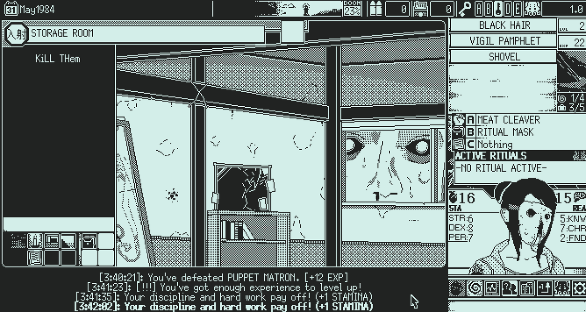 World of Horror adventure roguelike