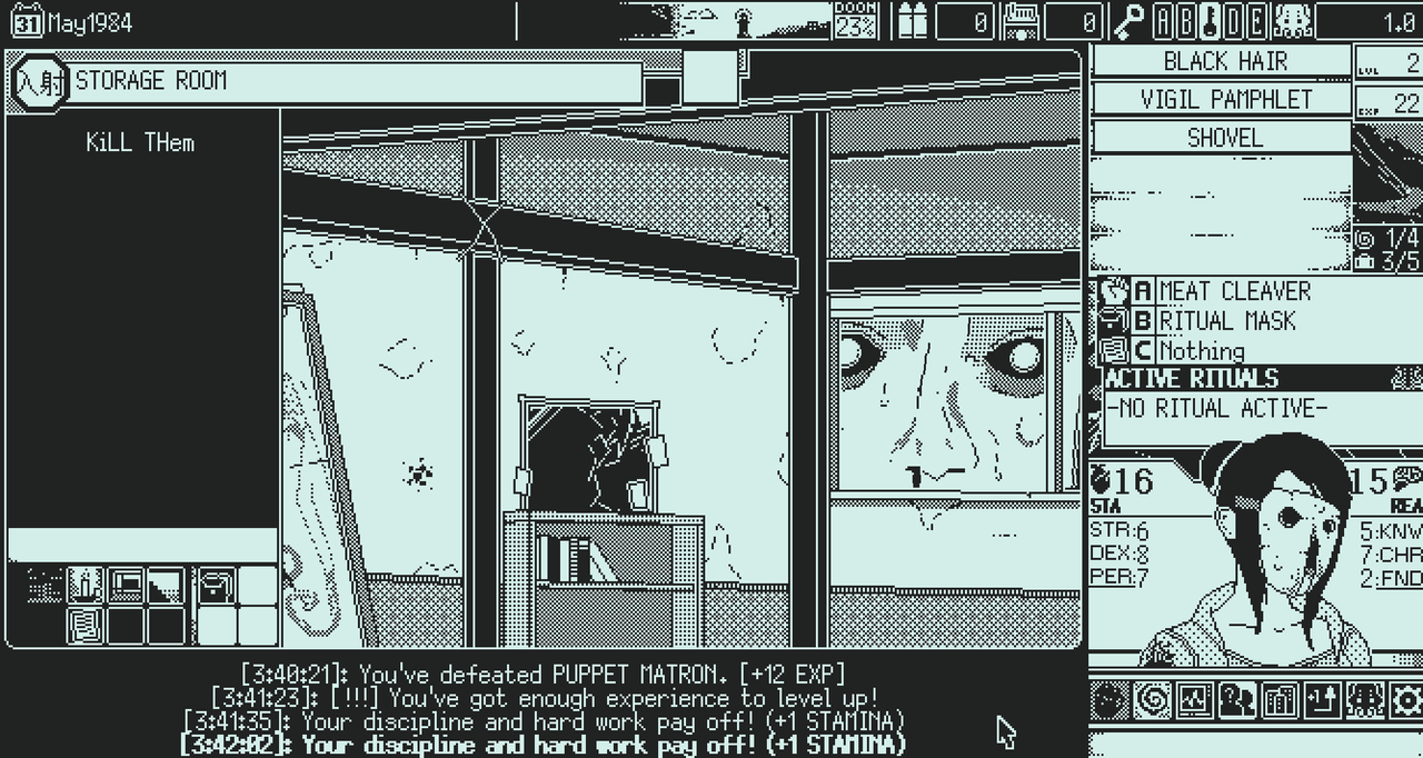 World of Horror adventure roguelike