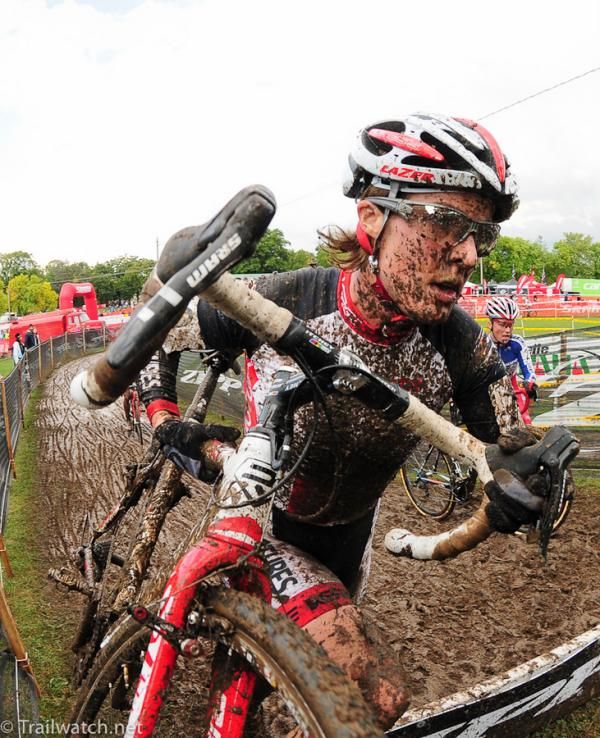 Kathy Sherwin (NoTubes Elite Women's Team) holding on to sixth place