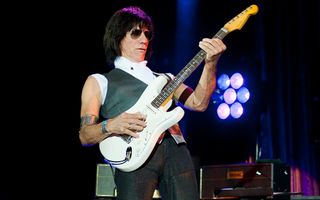 Jeff Beck performs at the Roundhouse in London on November 9, 2011