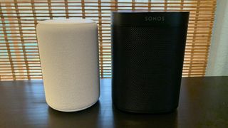 Amazon Echo and Sonos One