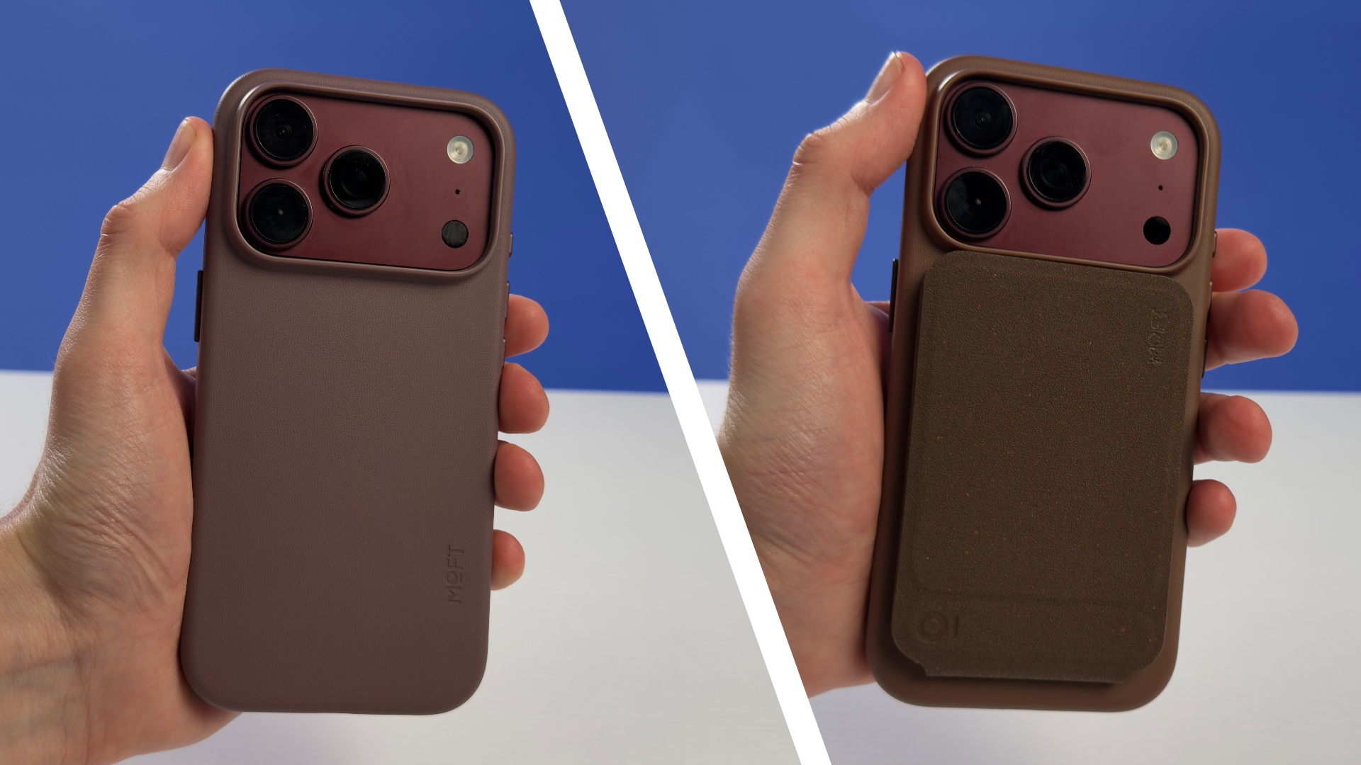 The Moft Snap Case MOVAS on an iPhone 18 Pro