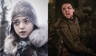 Game of Thrones Arya Stark Then and Now