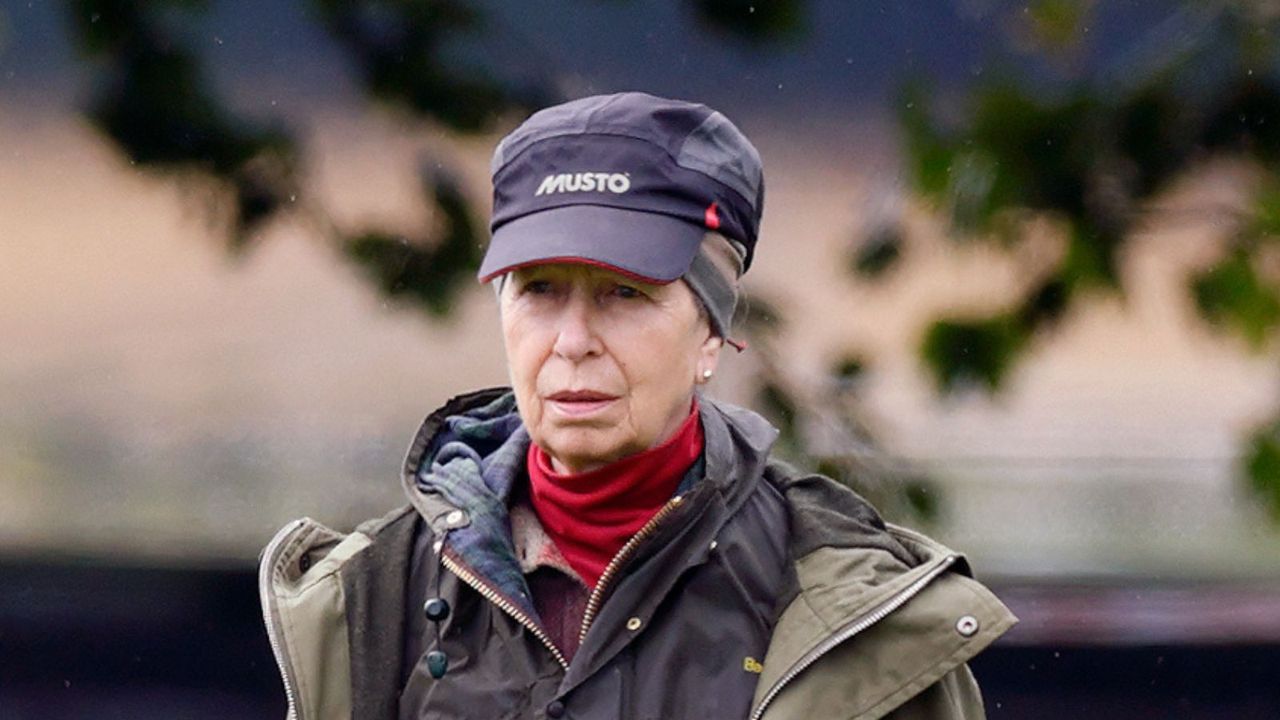 princess Anne&#039;s layered look