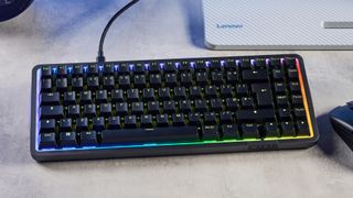 A black NZXT Function Elite MiniTKL Hall Effect keyboard