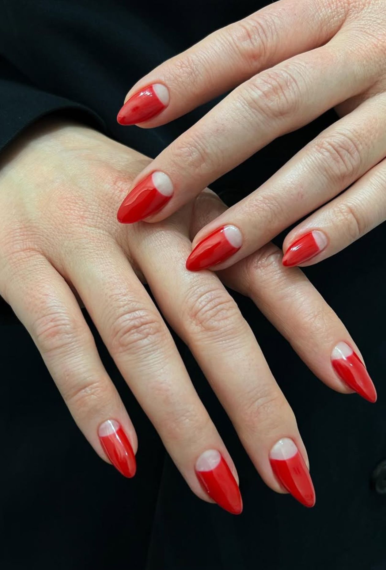 @nailartbyqueenie- Chic Red Nail Designs