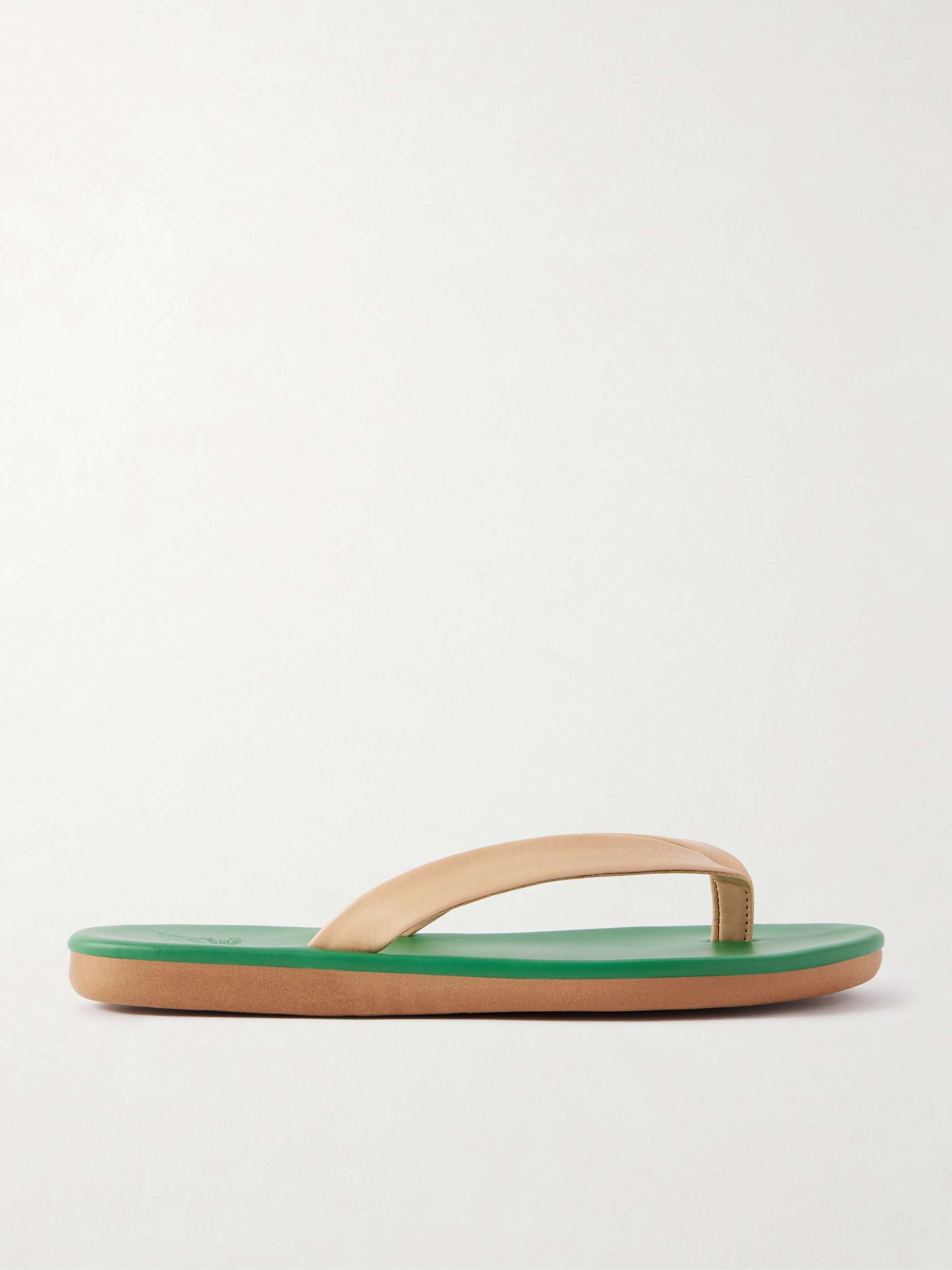 Saionara Leather Flip Flops