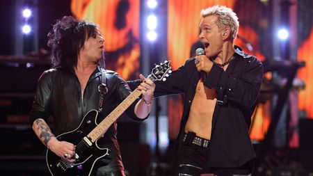 Guitarist Steve Stevens (L) and singer Billy Idol perform at the 2016 iHeartRadio Music Festival at T-Mobile Arena on September 23, 2016 in Las Vegas, Nevada.