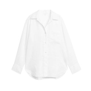 Arket Linen Shirt in White