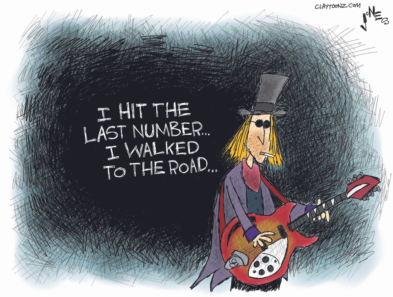 Editorial cartoon U.S. Tom Petty death