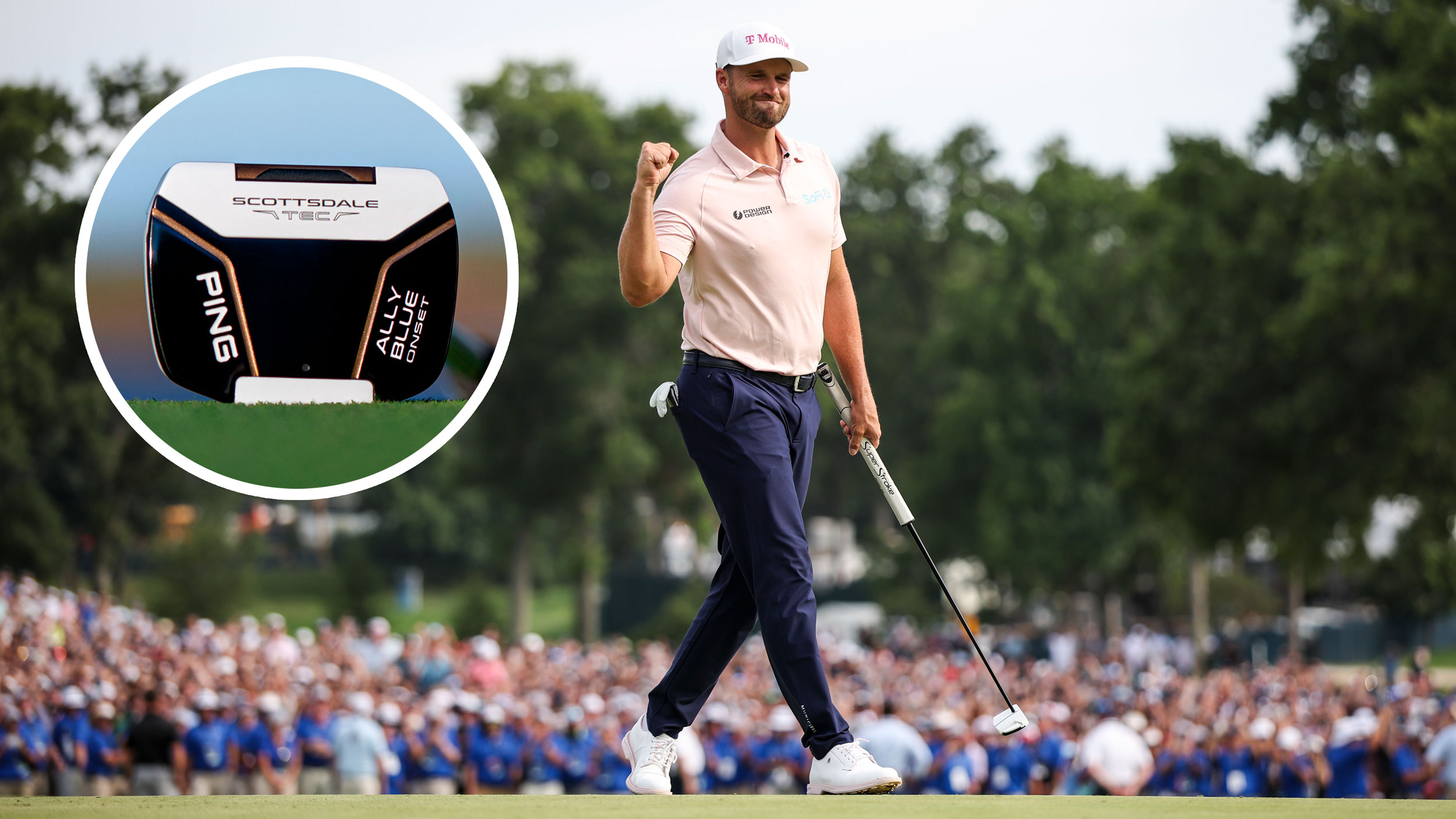 Switching Into Ping's Scottsdale TEC Ally Blue Onset Helped Wyndham Clark Lead the 2026 Tour Putting Stats... Here's How It Happened