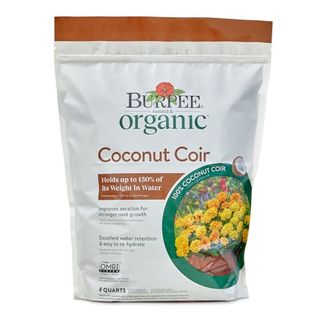 Burpee Natural & Organic Coconut Coir, 8 Quart, (1 Pack)