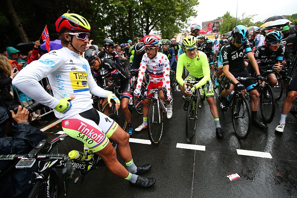 Peter Sagan (Tinkoff-Saxo) on the start line