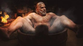 Cosplayer Maul as Geralt.