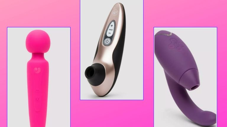 Lovehoney's powerful wand vibrator, the Womanizer pro40 and Womanzier insideout stimulator in an MIL Template