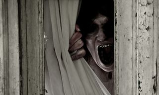 Halloween, scream, scary, window, help, terror