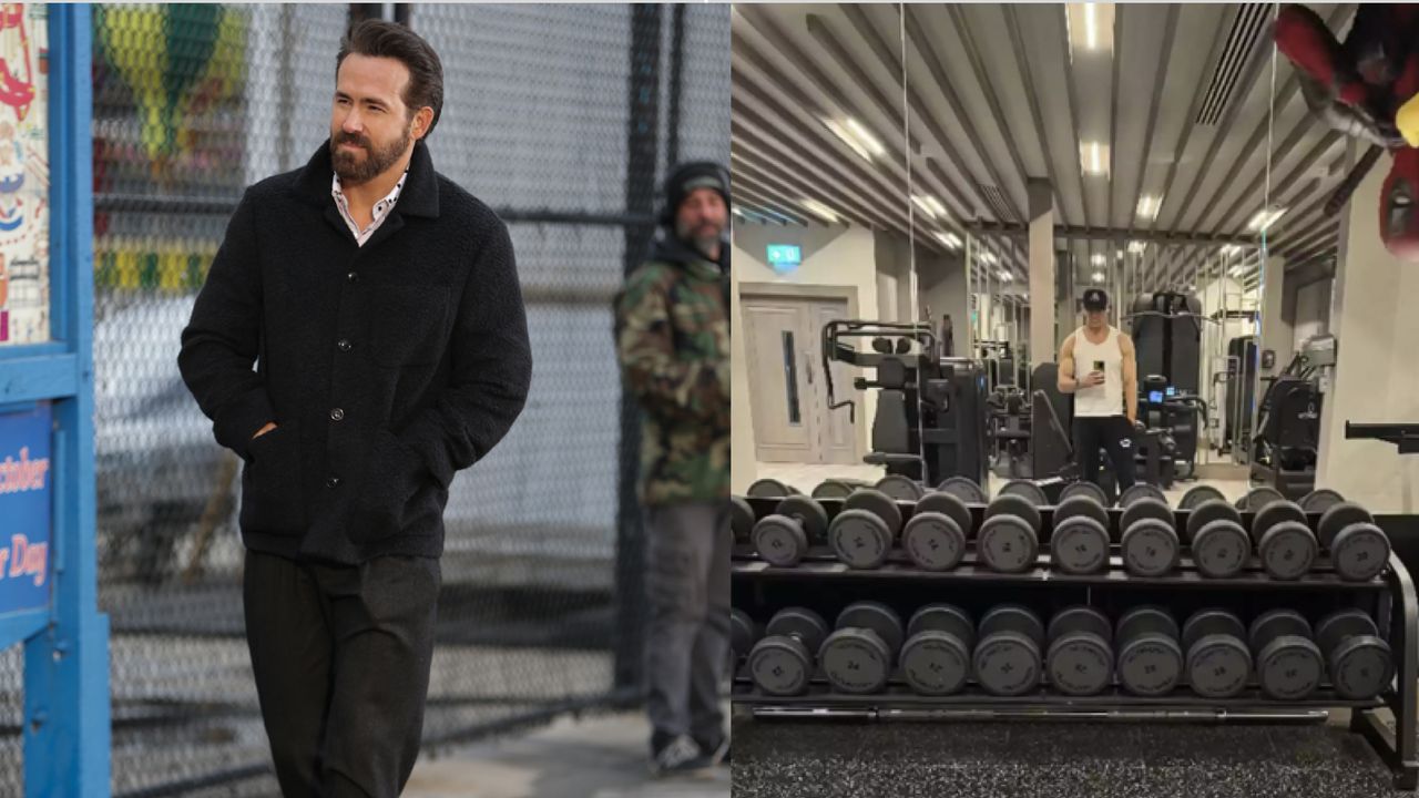 Ryan Reynolds Gym Selfie